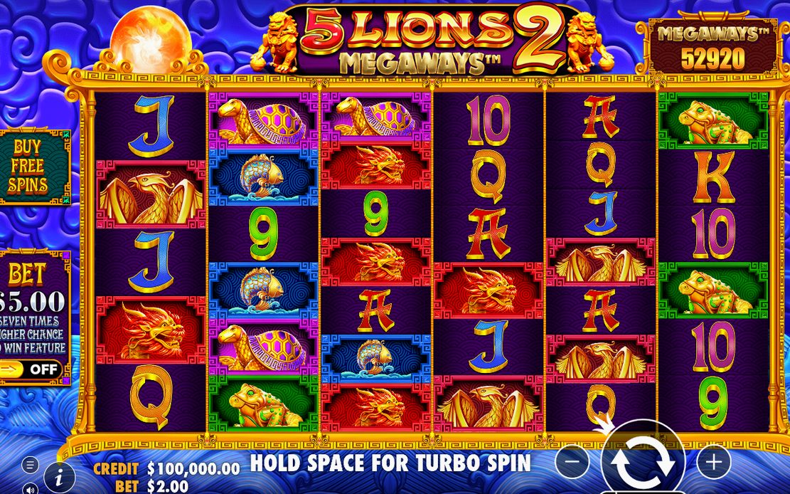 5 Lions Megaways 2