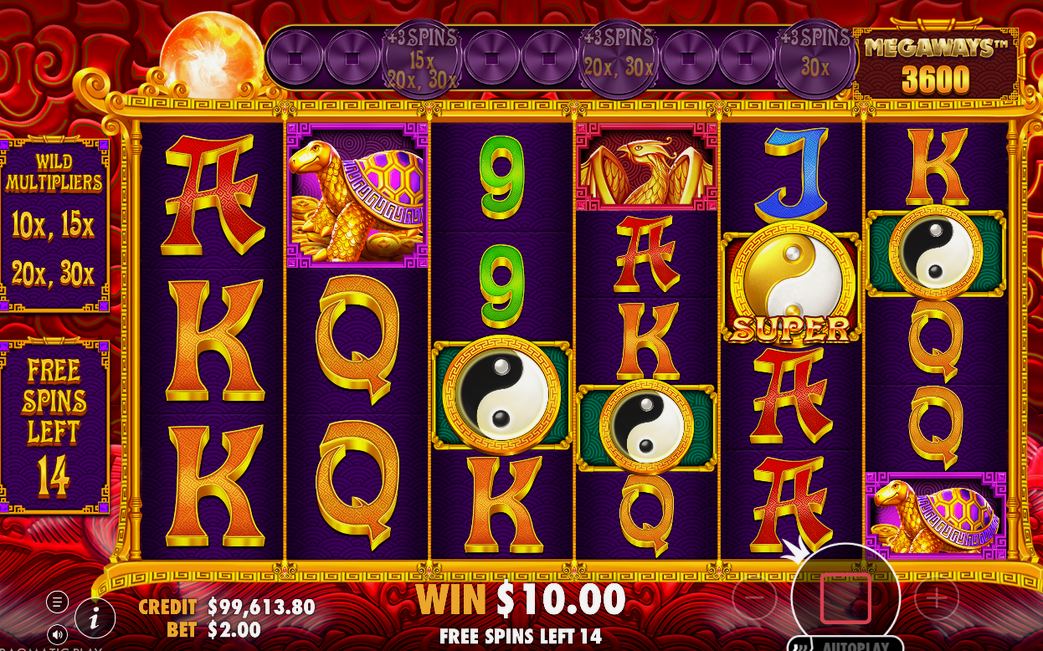 Free Spins i spelets egen vy med Wild-multiplikatorer